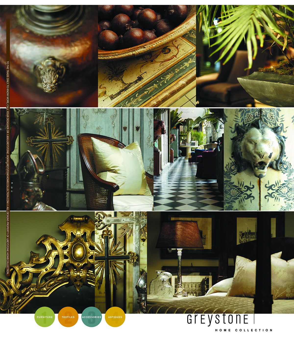 Greystone ad campaign hero image showing living room furnishings
