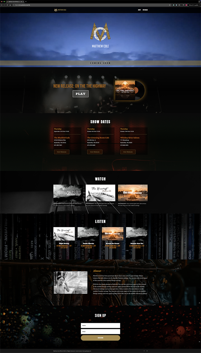 Scrolling Site