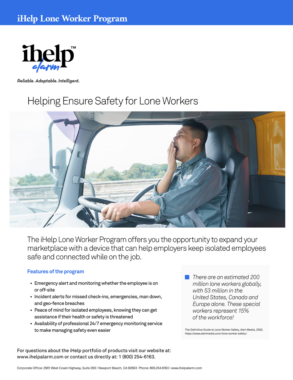 iHelp Max - Lone Workers Program