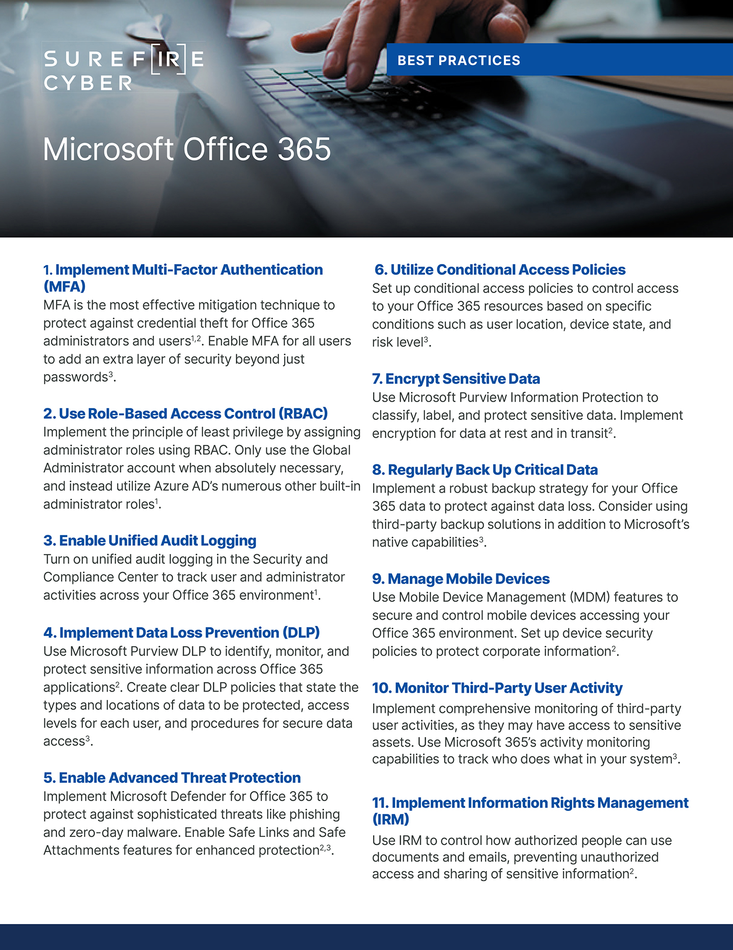 Surefire Cyber, Collateral Development, hero image showing showing technology